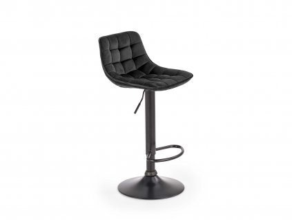 čierna barová stolička HOKER H95