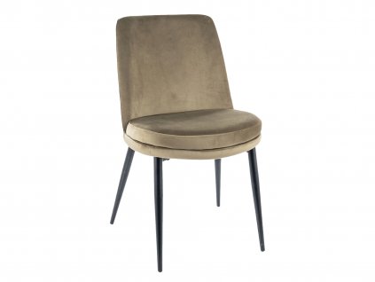 jedálenská stolička Kayla v olivovej farbe
