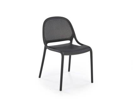 Záhradná stolička K532 - čierna