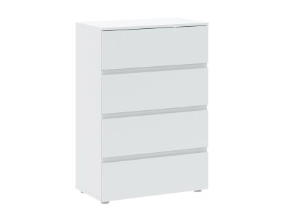 Biela komoda Basic Plus