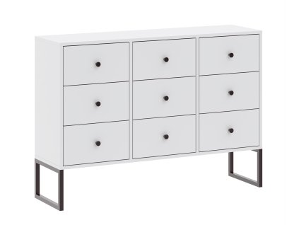 Biela komoda Linea 9S