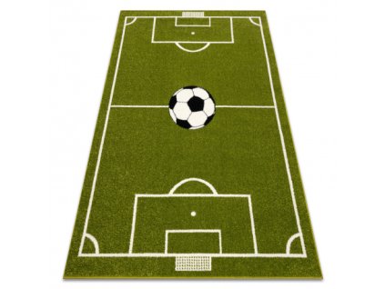 Zelený detský koberec Mundial