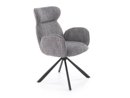 Kreslo Carla K571 v sivej farbe