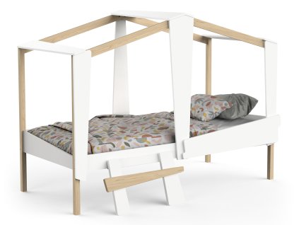 Biela posteľ Cabane