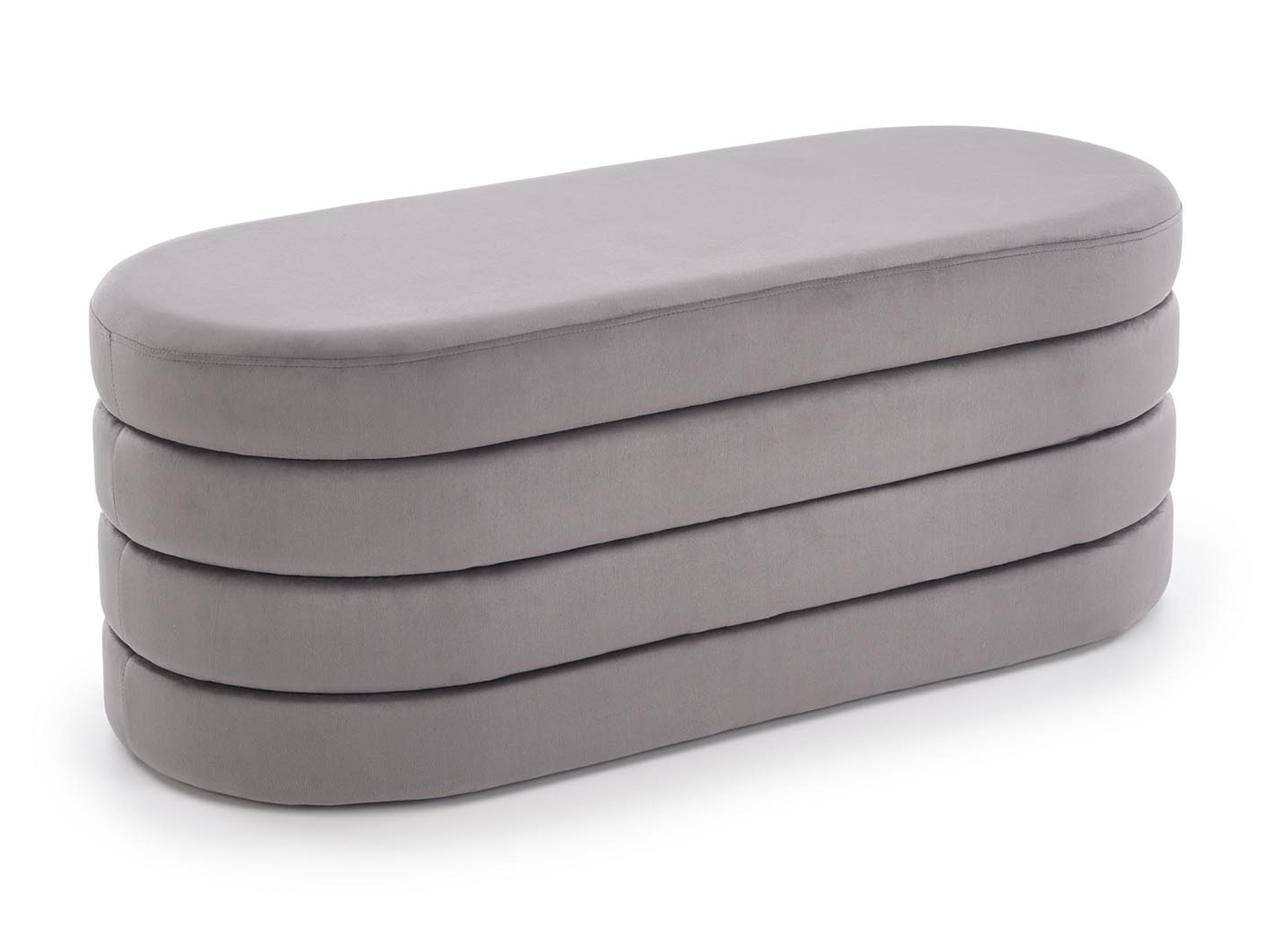 HL Taburet s úložným miestom Calpi - sivá