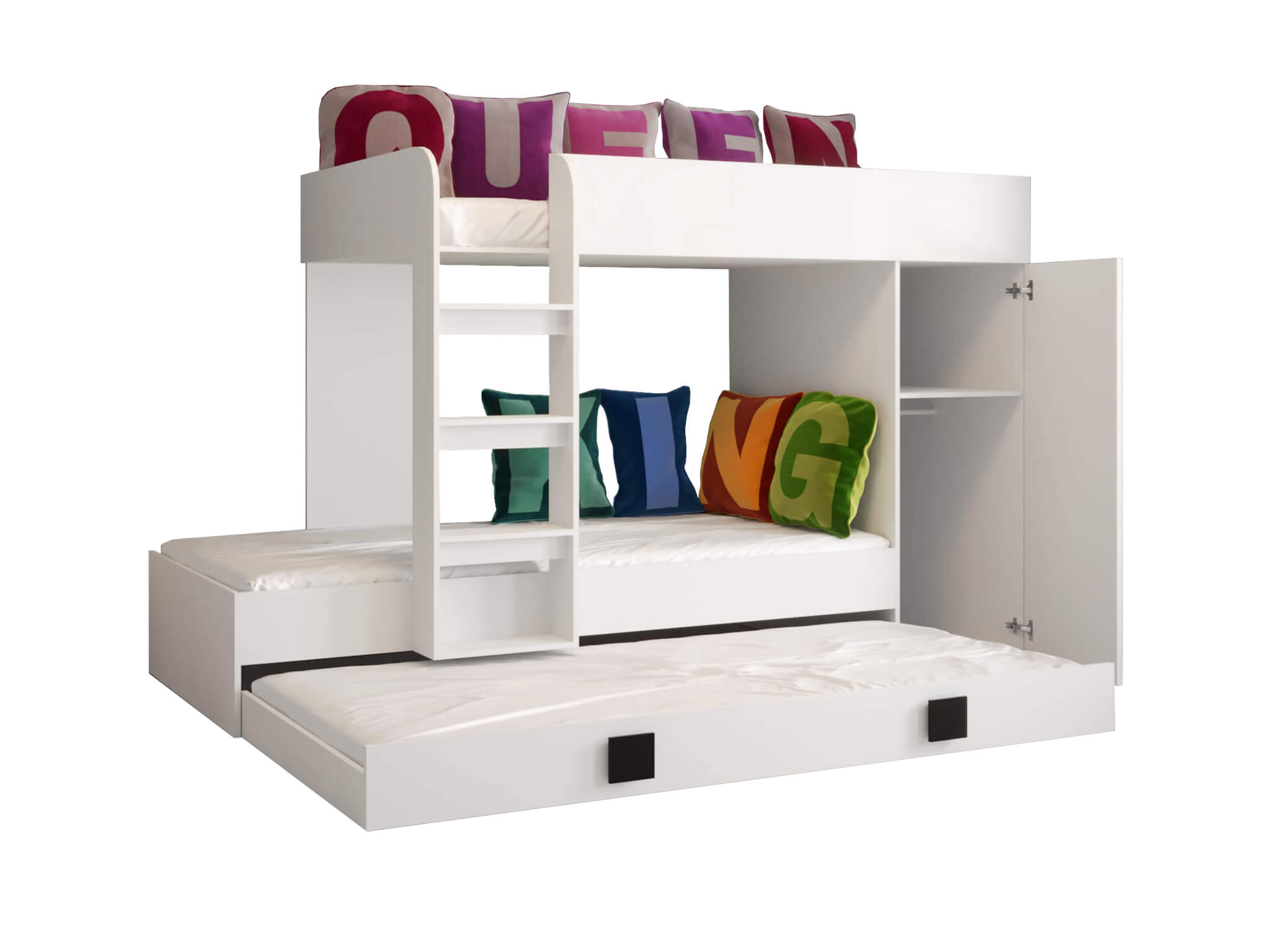 SB Multifunkčná posteľ Toledo 2 Farba: Biela
