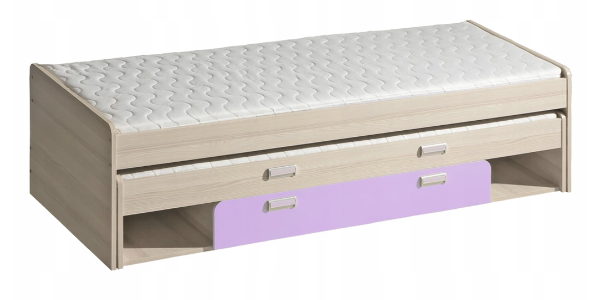 DL Detská posteľ s prístelkou LORENTO L16 Farba: Fialová