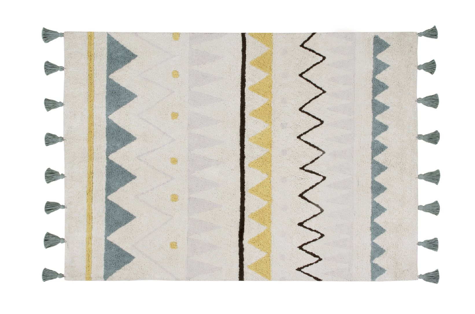 LC Béžový bavlnený vintage koberec Azul Rozmer: 120x160 cm