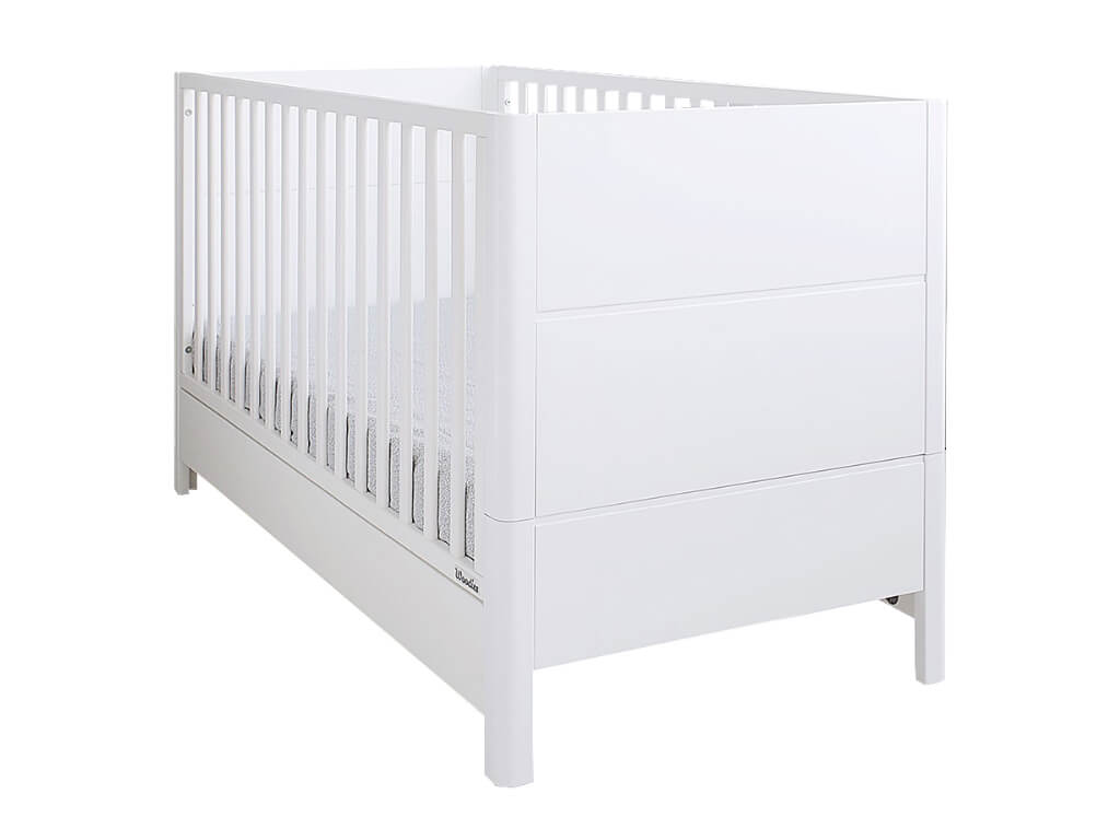 WO Detská postieľka 2v1 Smooth Cot Bed 140x70