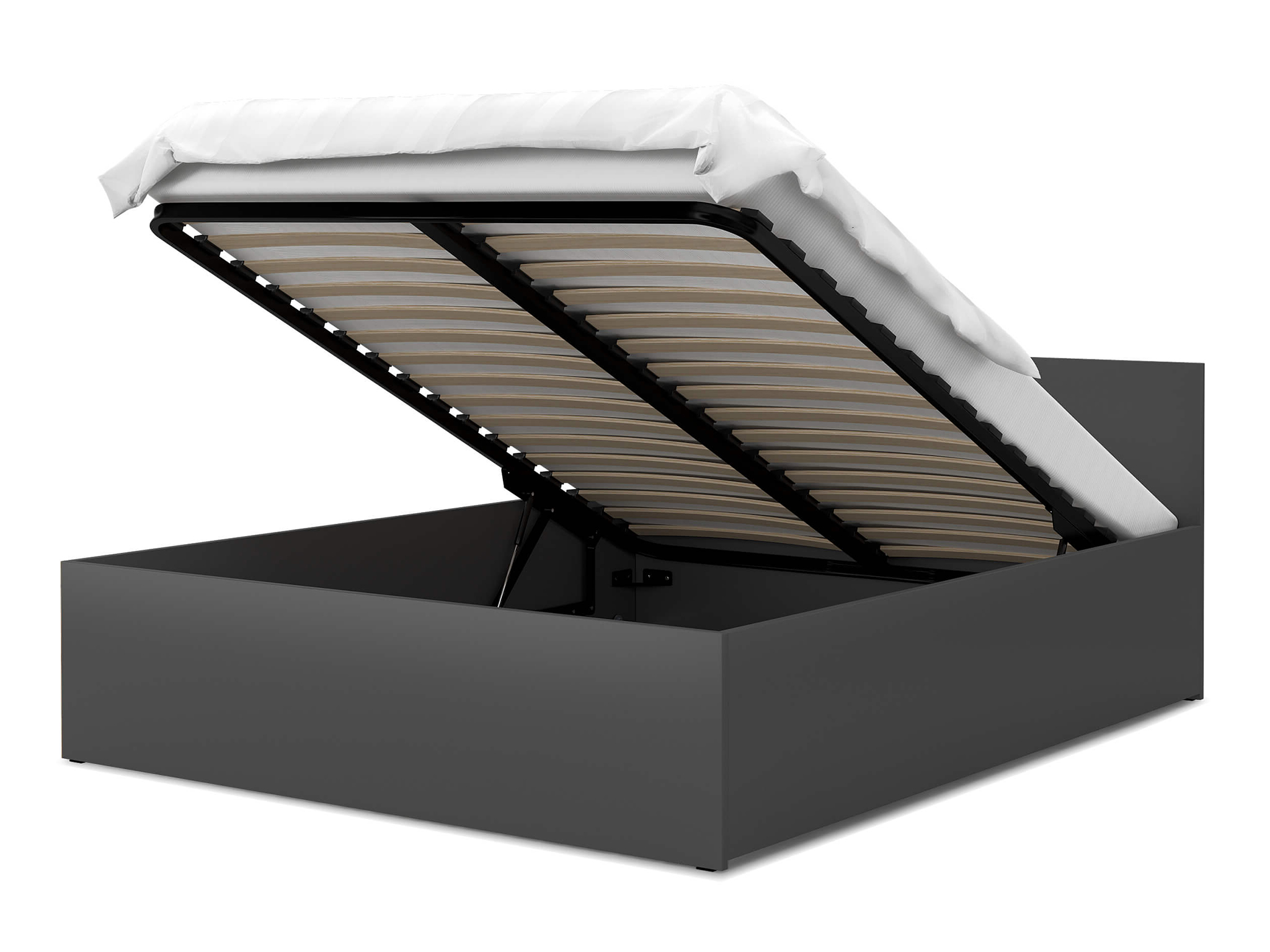 GL Manželská posteľ s úložným priestorom Dolly - sivá Rozmer: 140x200