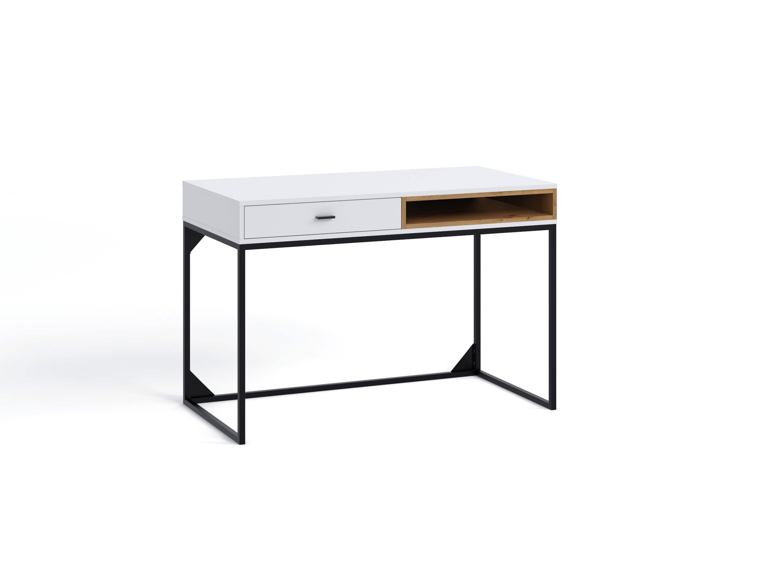 GB Písací stôl Olier - biela
