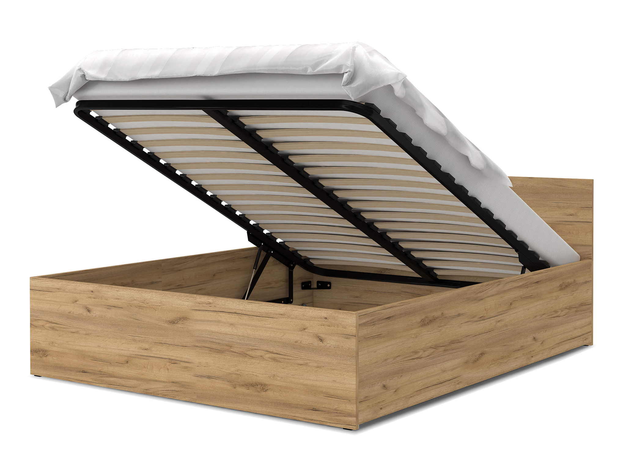 GL Manželská posteľ s úložným priestorom Dolly - dub craft Rozmer: 140x200