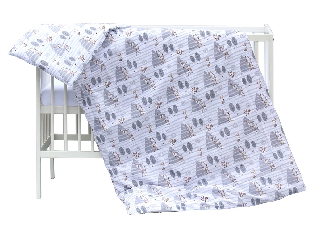 SC Súprava do postieľky Scarlett Farba: Srnček sivá