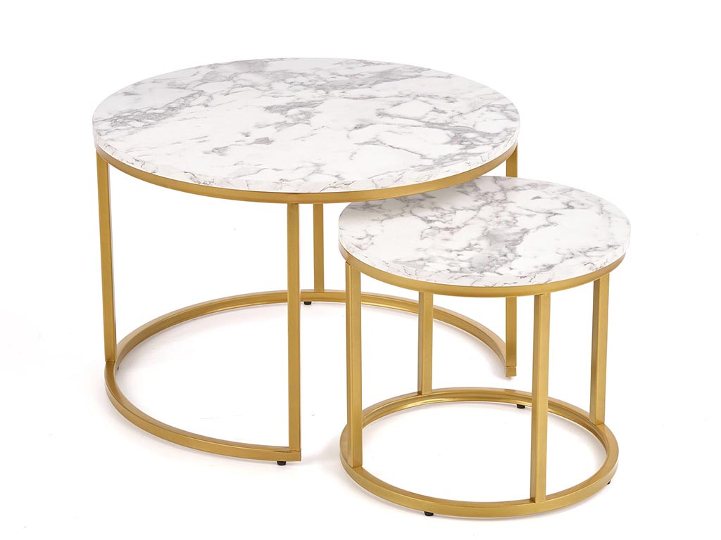 HL Konferenčné stolíky Paola - zlatá