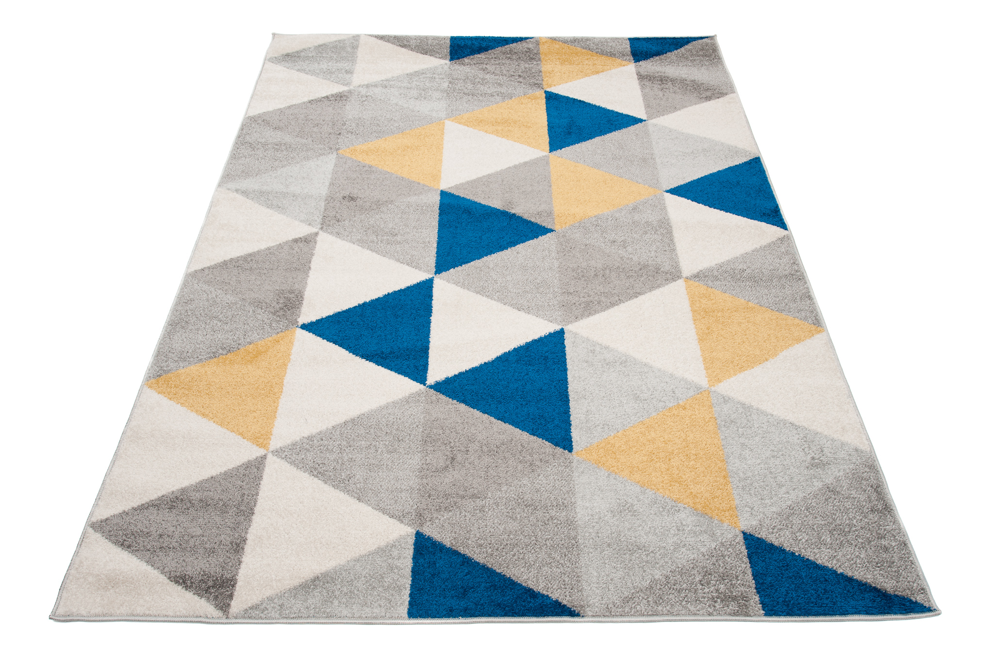 TA Modro-sivý vzorovaný koberec Nico Rozmer: 140x190 cm