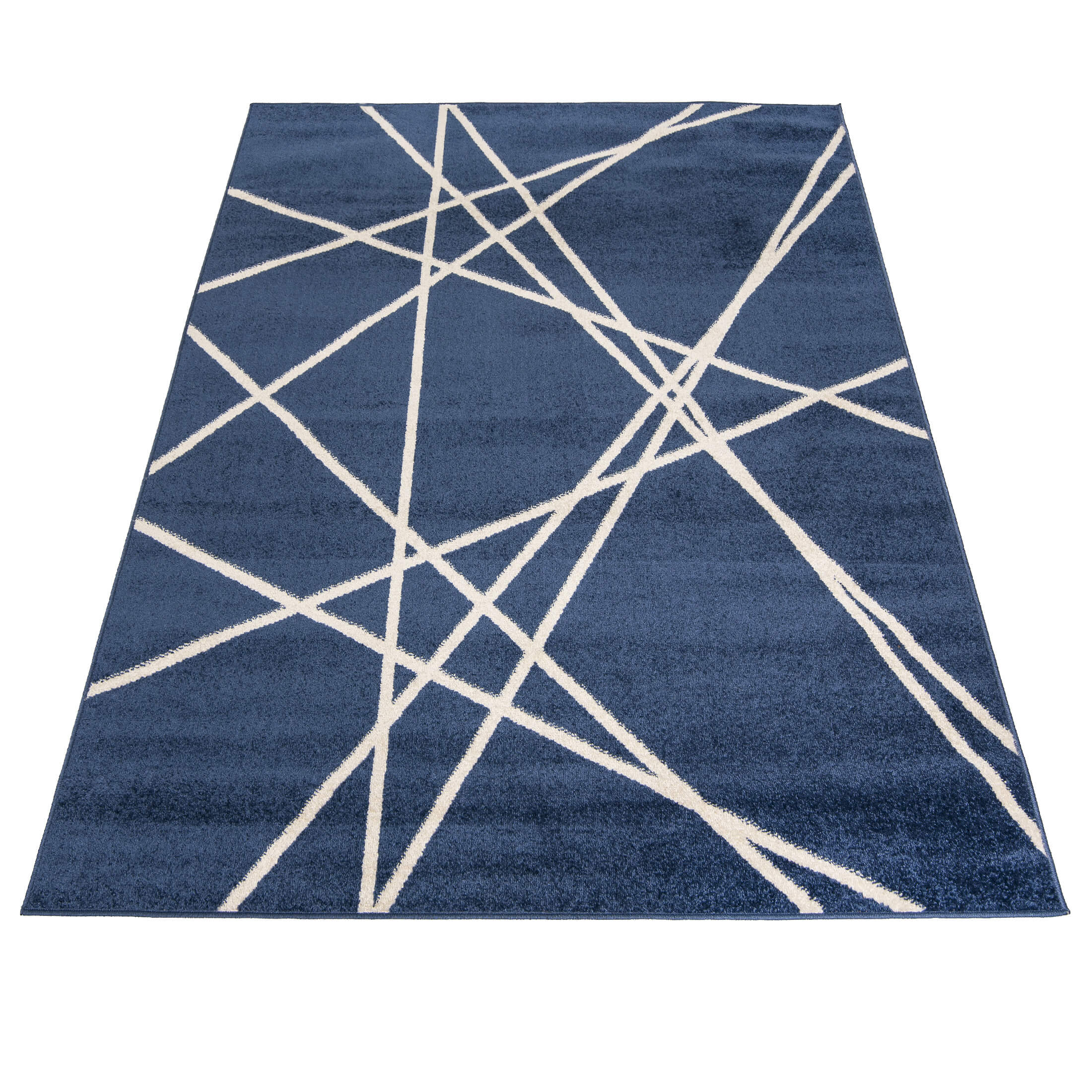 TA Modrý vzorovaný koberec Astoria Rozmer: 80x150 cm