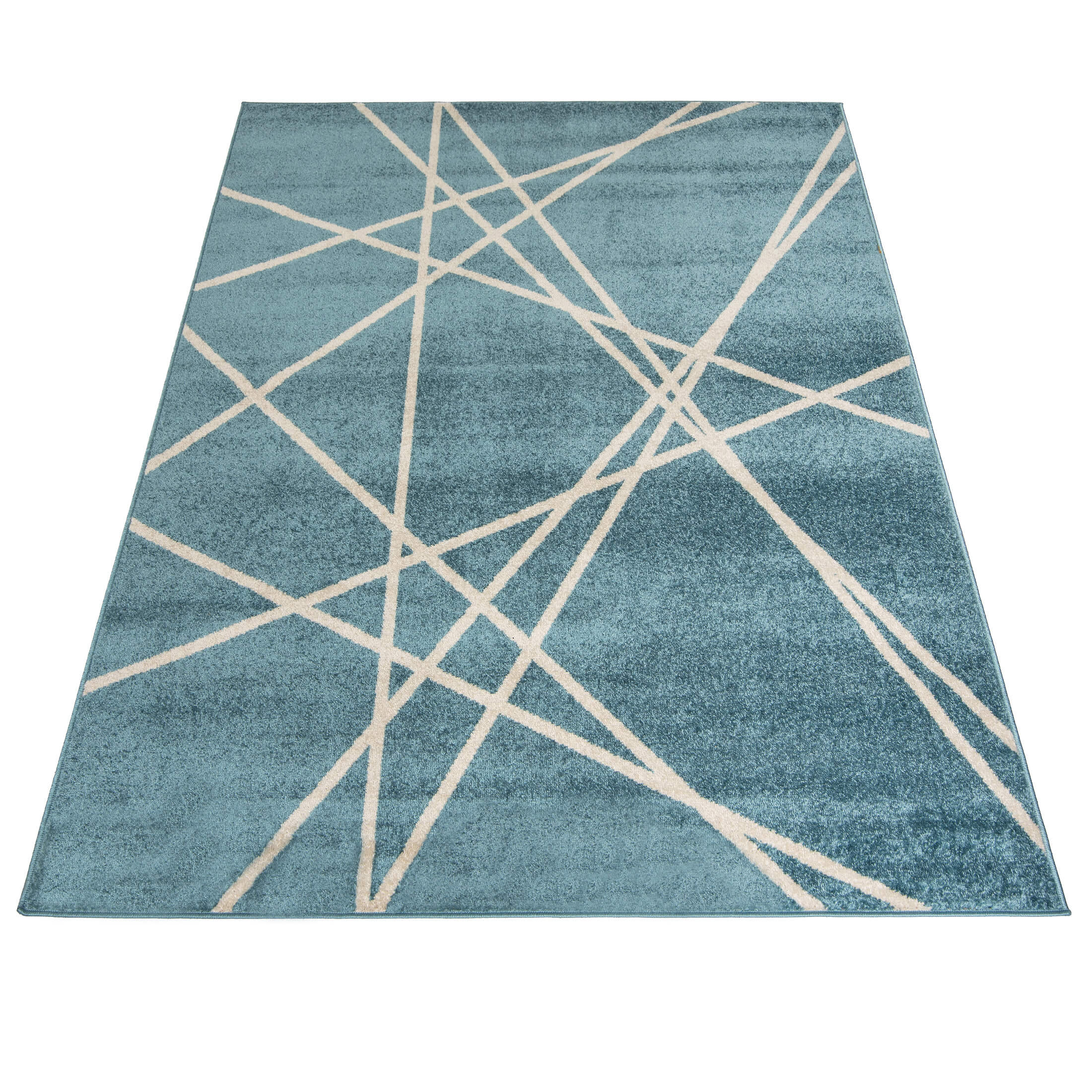 TA Tyrkysový vzorovaný koberec Astoria Rozmer: 80x150 cm