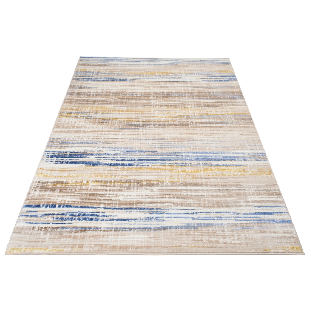 TA Bielo-hnedý pásikavý koberec Pat Rozmer: 80x150 cm