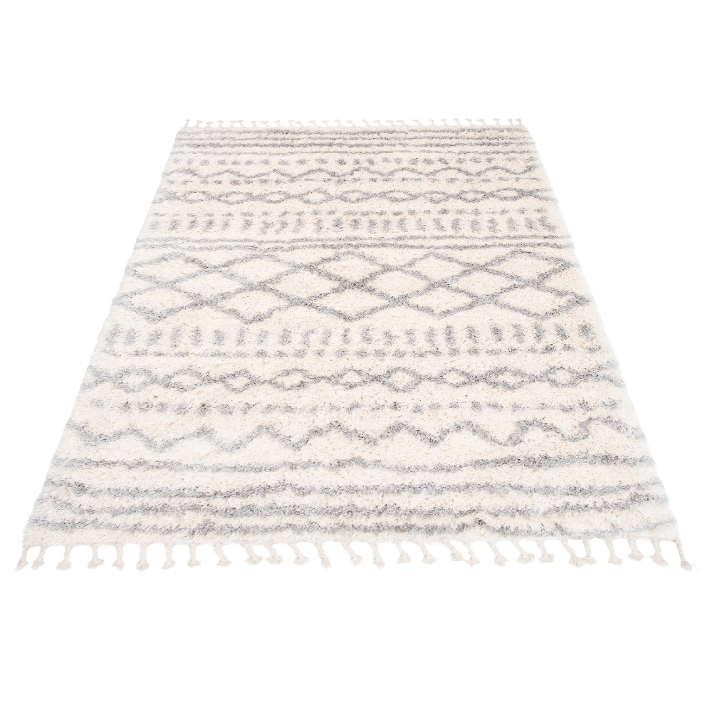 TA Krémový shaggy koberec Bufy Rozmer: 80x150 cm