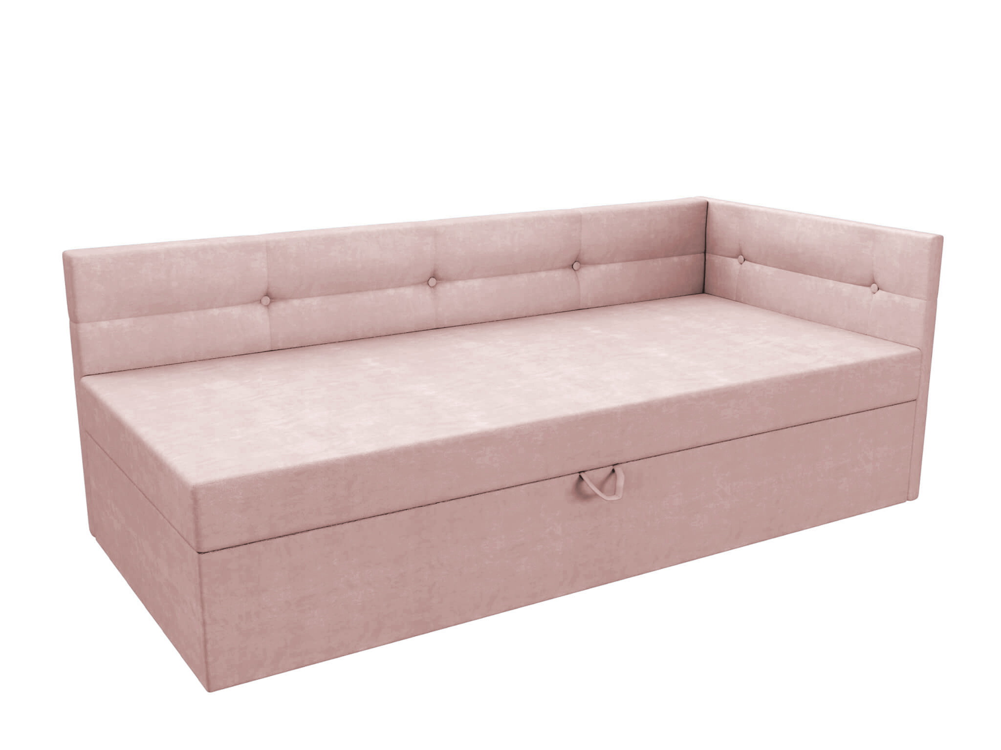 GM Váľanda s úložným priestorom Auriga 90x200 - ružová