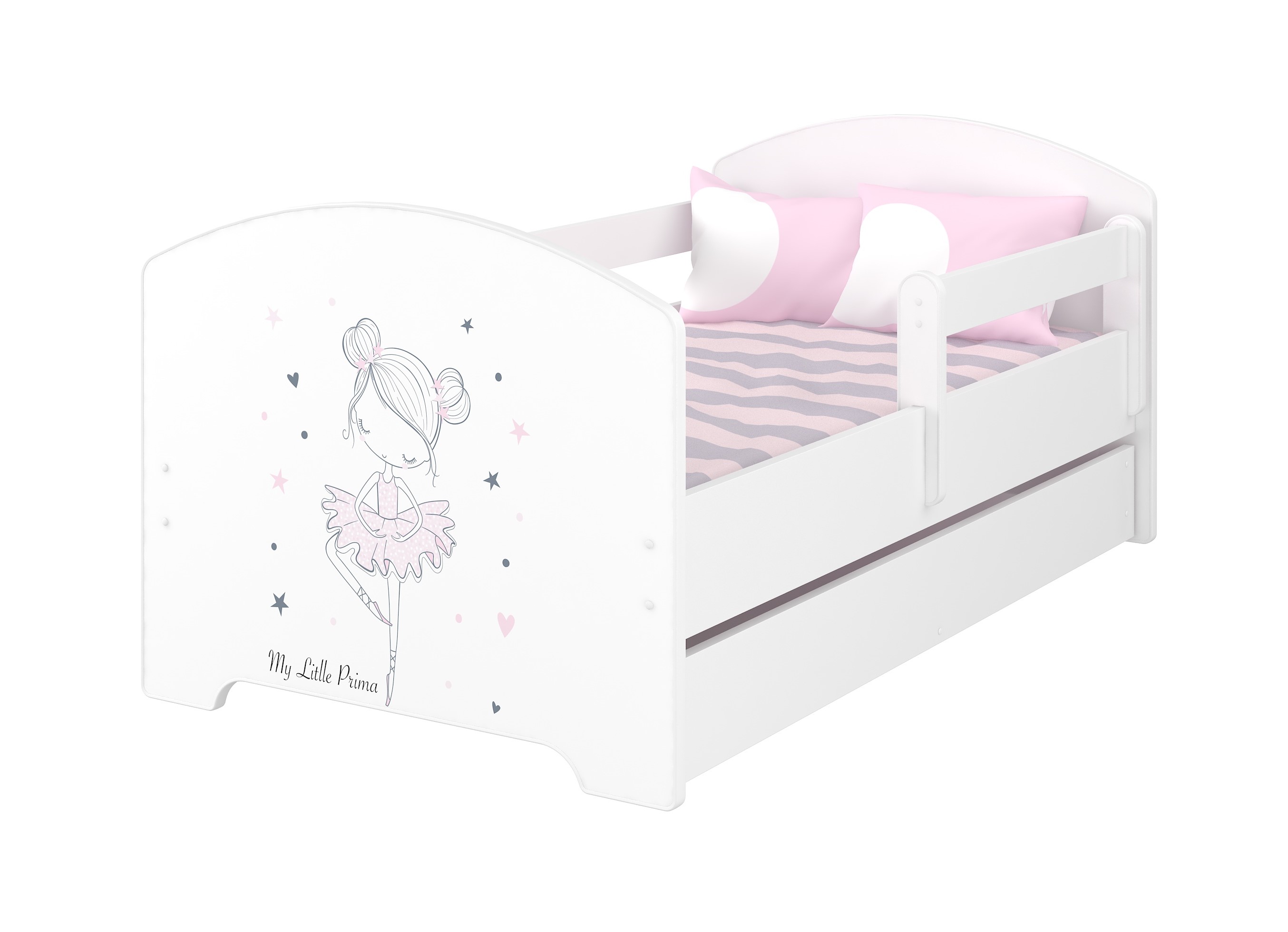AD Detská posteľ s úložným priestorom Ballerina - poškodený Rozmer: 180x80