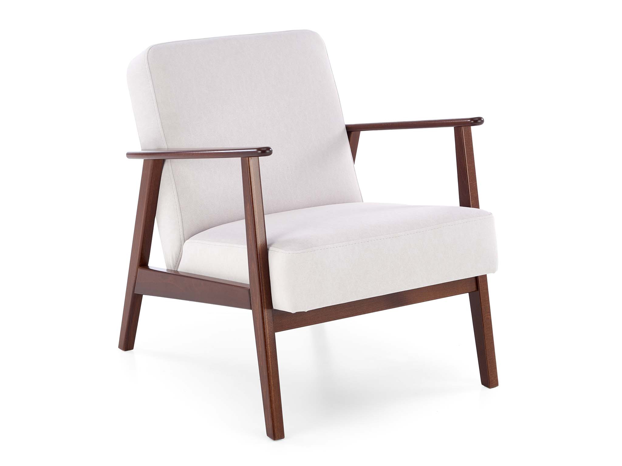 HL Relaxačné retro kreslo Klokov - krémová