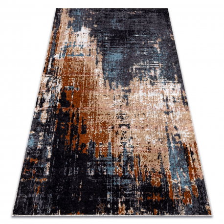 DW Hnedo-modrý vzorovaný koberec Miro Rozmer: 120x170 cm