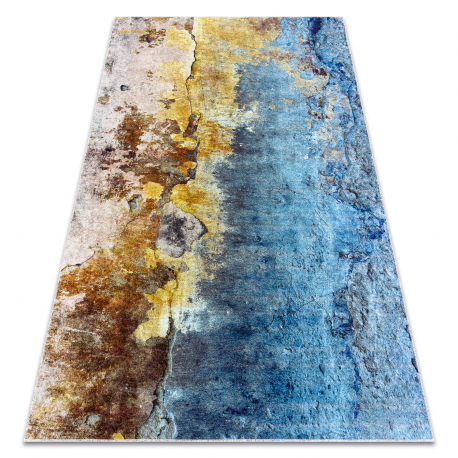 DW Hnedo-modrý abstraktný koberec Miro Rozmer: 160x220 cm