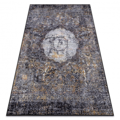 DW Sivo-hnedý obdĺžnikový koberec Miro Rozmer: 80x150 cm
