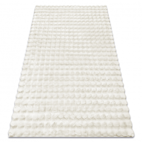 DW Biely koberec Bubble Rozmer: 60x100 cm