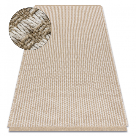 DW Krémový jutový koberec Jute Línie Rozmer: 60x100 cm