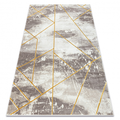 DW Béžovo-zlatý geometrický koberec Core Rozmer: 120x170 cm