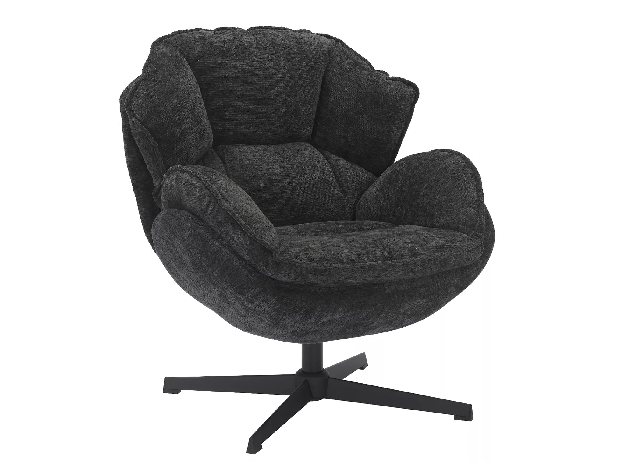 SI Otočné kreslo Betta - čierna