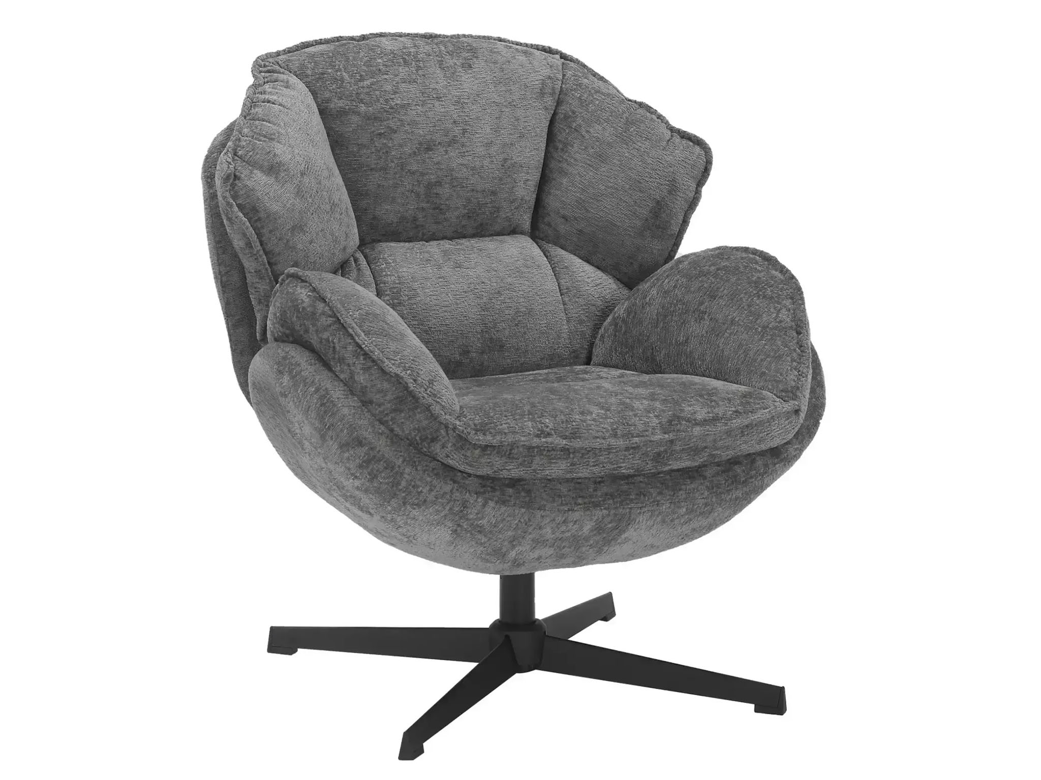 SI Otočné kreslo Betta - sivá