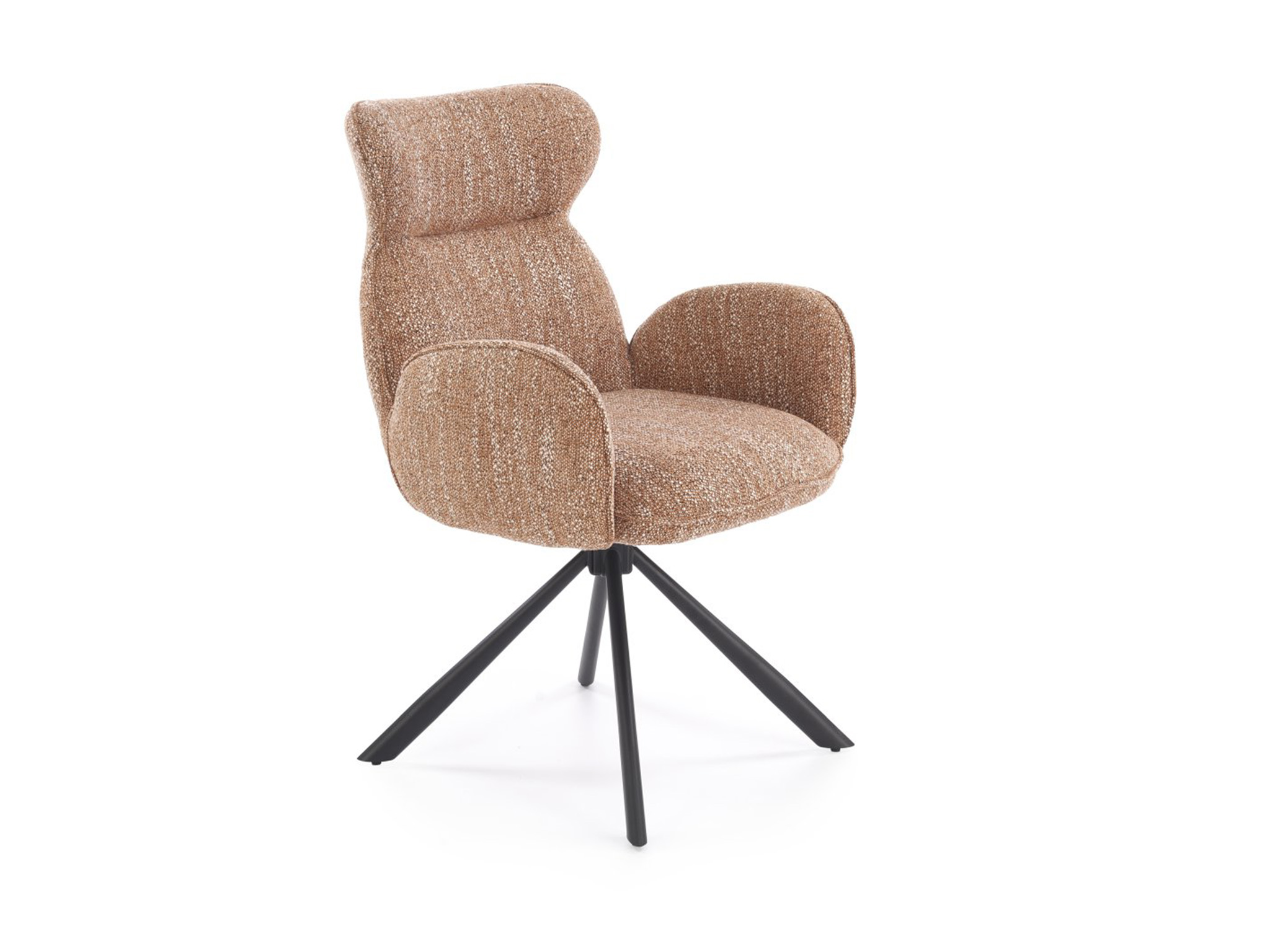 HL Otočné kreslo Carla K571 - škoricová