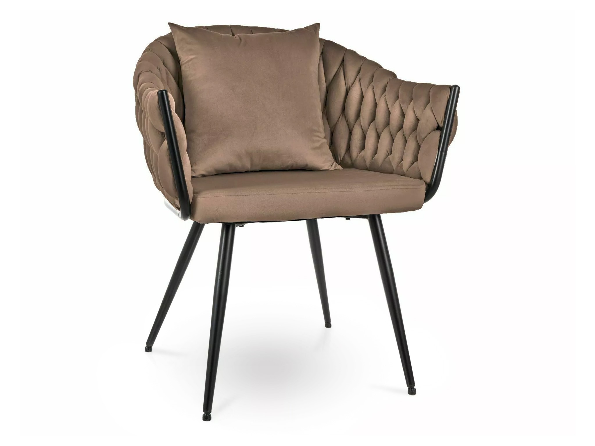 SI Kreslo Nuvo - tmavobéžová