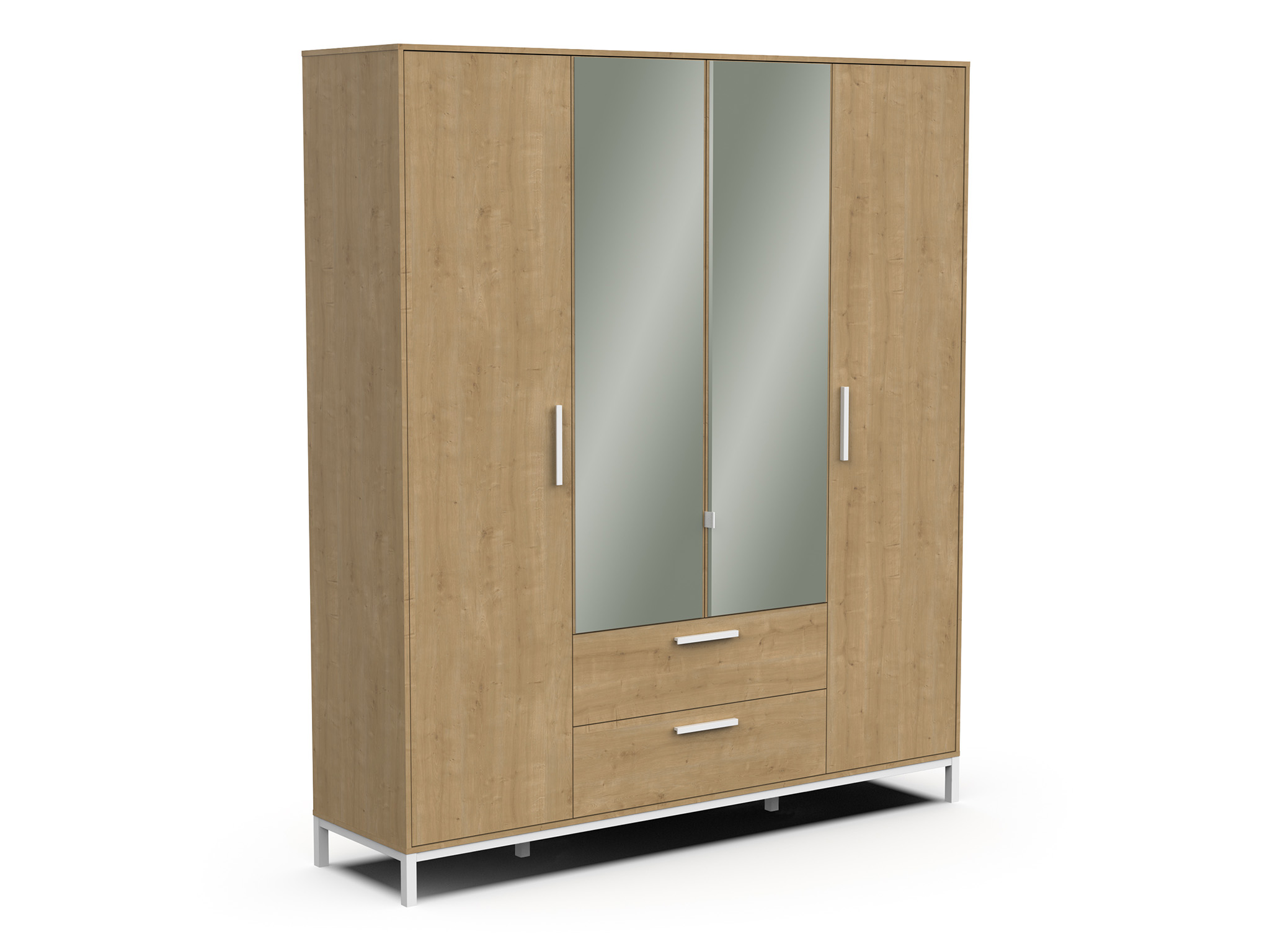CB Šatníková skriňa so zrkadlom Draft 4