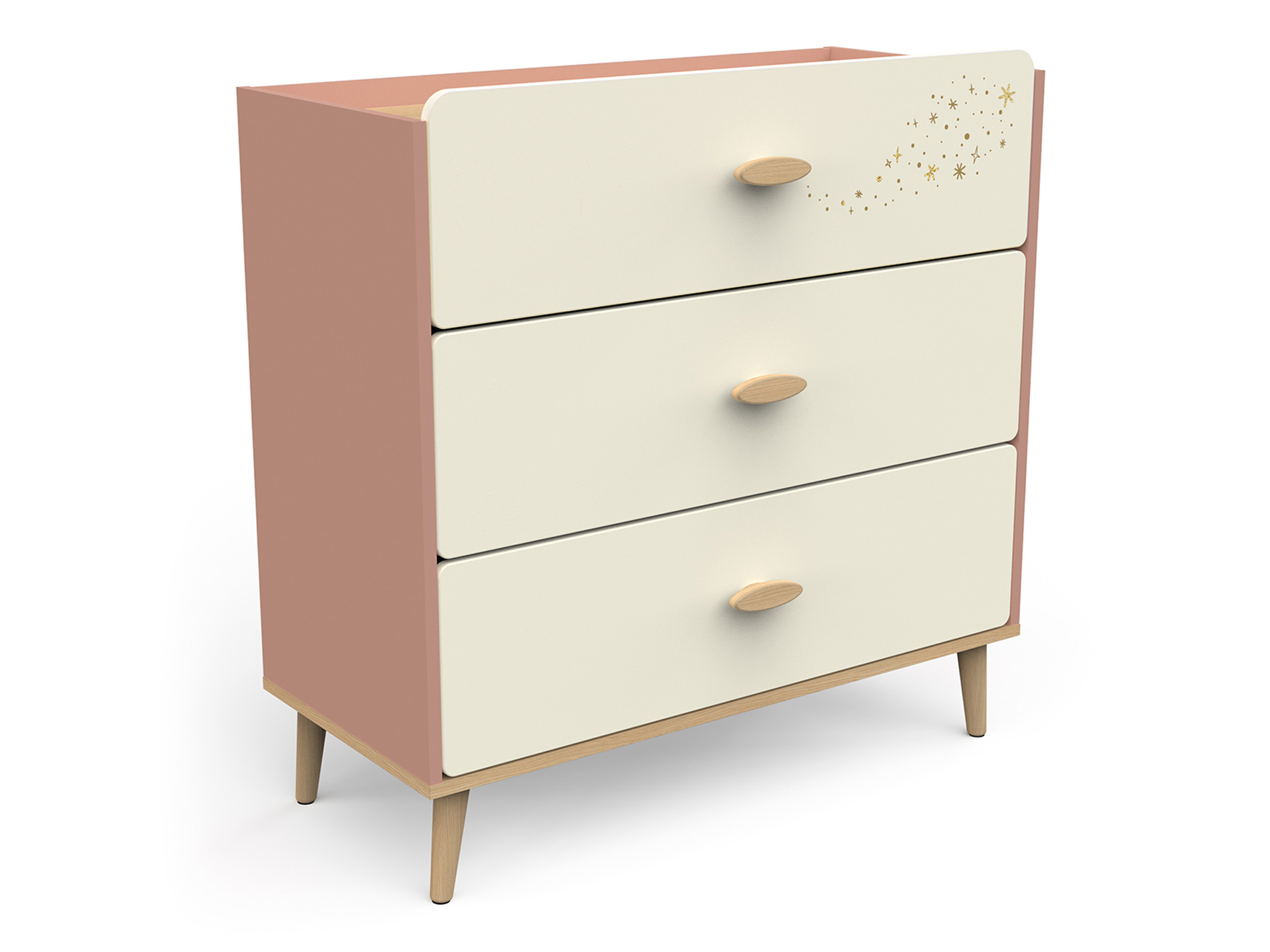 CB Komoda do detskej izby Suzie - ružová