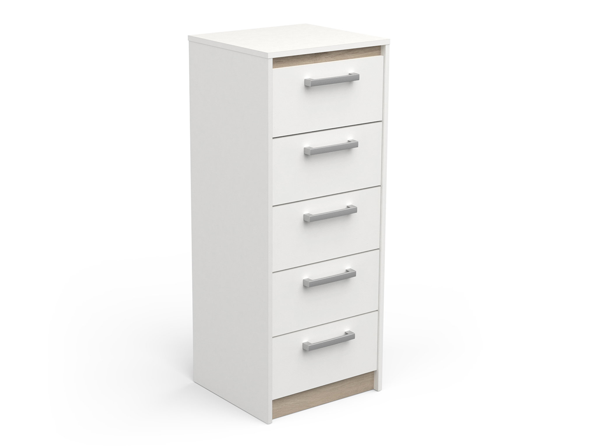 CB Úzka komoda Watson - biela