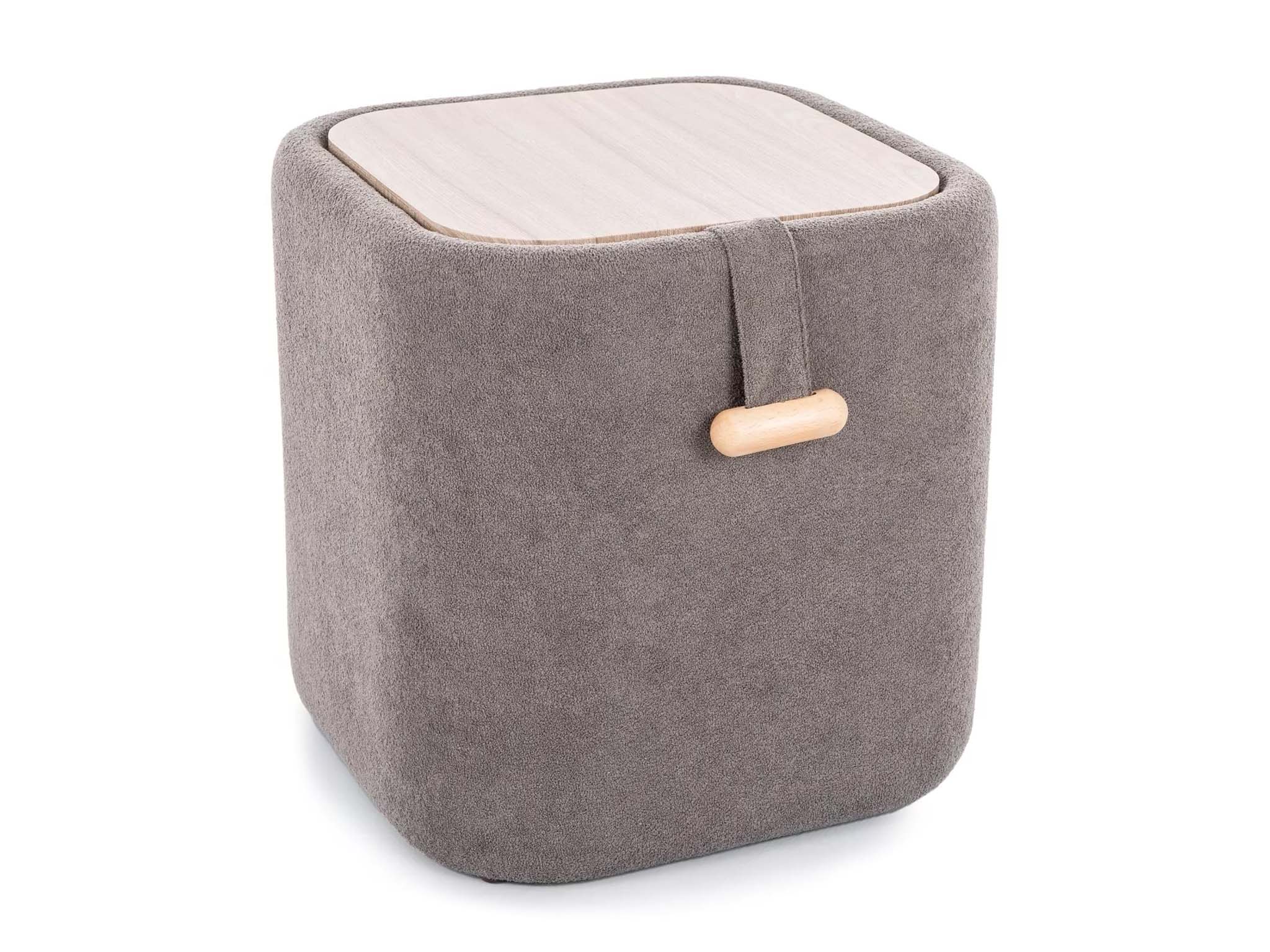 SI Taburet s úložným priestorom Nap - sivá