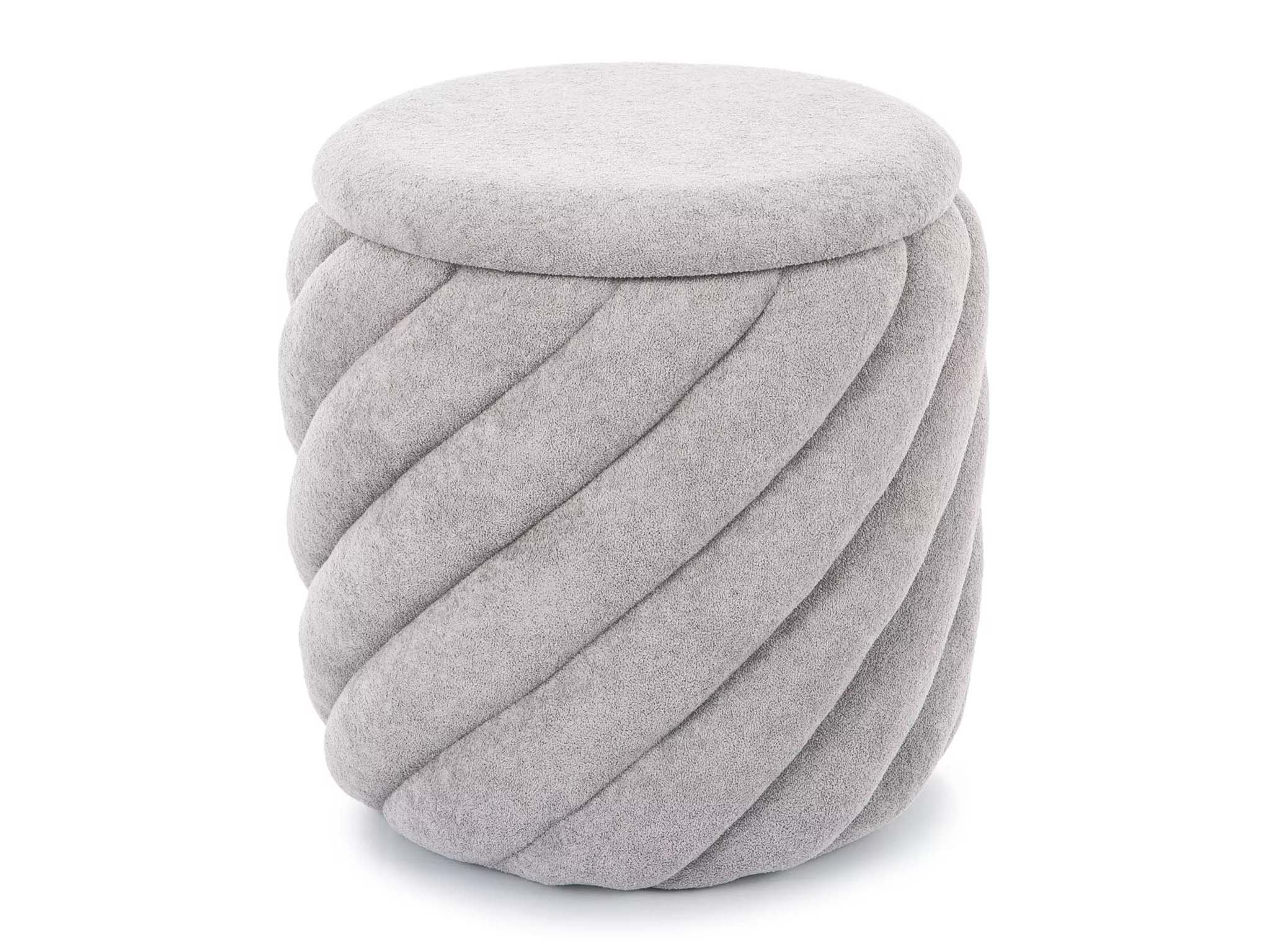 SI Taburet s úložným priestorom Pelaro - sivá