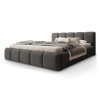 Hnedá manželská posteľ Feros