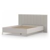 Manželská posteľ s čalúneným čelom