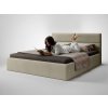 Čalúnená manželská posteľ Conti Slim