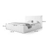 Rozmery postele Roso Slim 140x200