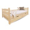 Detská posteľ so zábranou 90x200 Maurícius - borovica