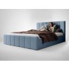 Čalúnená posteľ s praktickým úložným pristorom