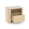 Nočný stolík Bori s otvorenou zásuvkou