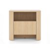 Moderný nočný stolík Bori v dekore dub vicenza