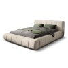 Béžová manželská posteľ Viglo 160x200